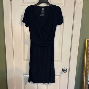 Kindred Bravely navy nursing/maternity dress